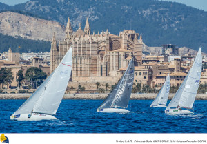 47 Trofeo Princesa Sofia IBEROSTAR, bay of Palma, Mallorca, Spain, takes place from 25th March to 2nd April 2016. Qualifier event for the Rio 2016 Olympic Games. Almost 800 boats and over 1.000 sailors from to 65 nations ©Jesus Renedo/Sofia